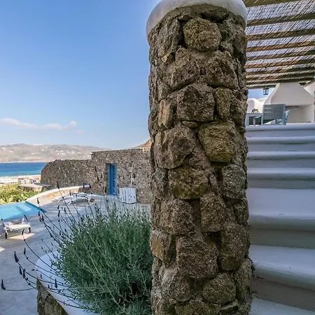 Villa Elegant Mykonos Air Private Pool 4 Bedrooms Sea View Panormos *