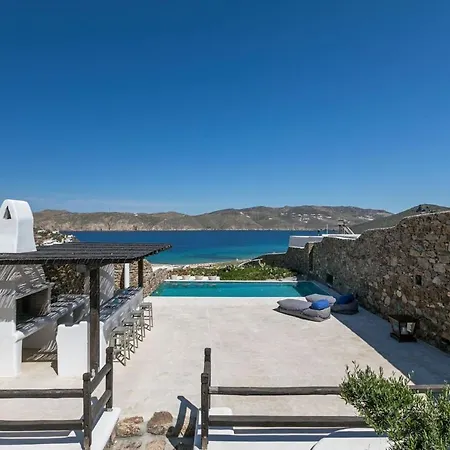Elegant Mykonos Air Private Pool 4 Bedrooms Sea View Panormos Villa Panormos (Mykonos)