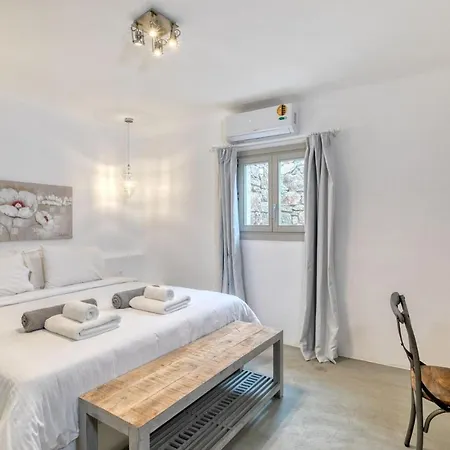 Villa Elegant Mykonos Air Private Pool 4 Bedrooms Sea View Panormos *